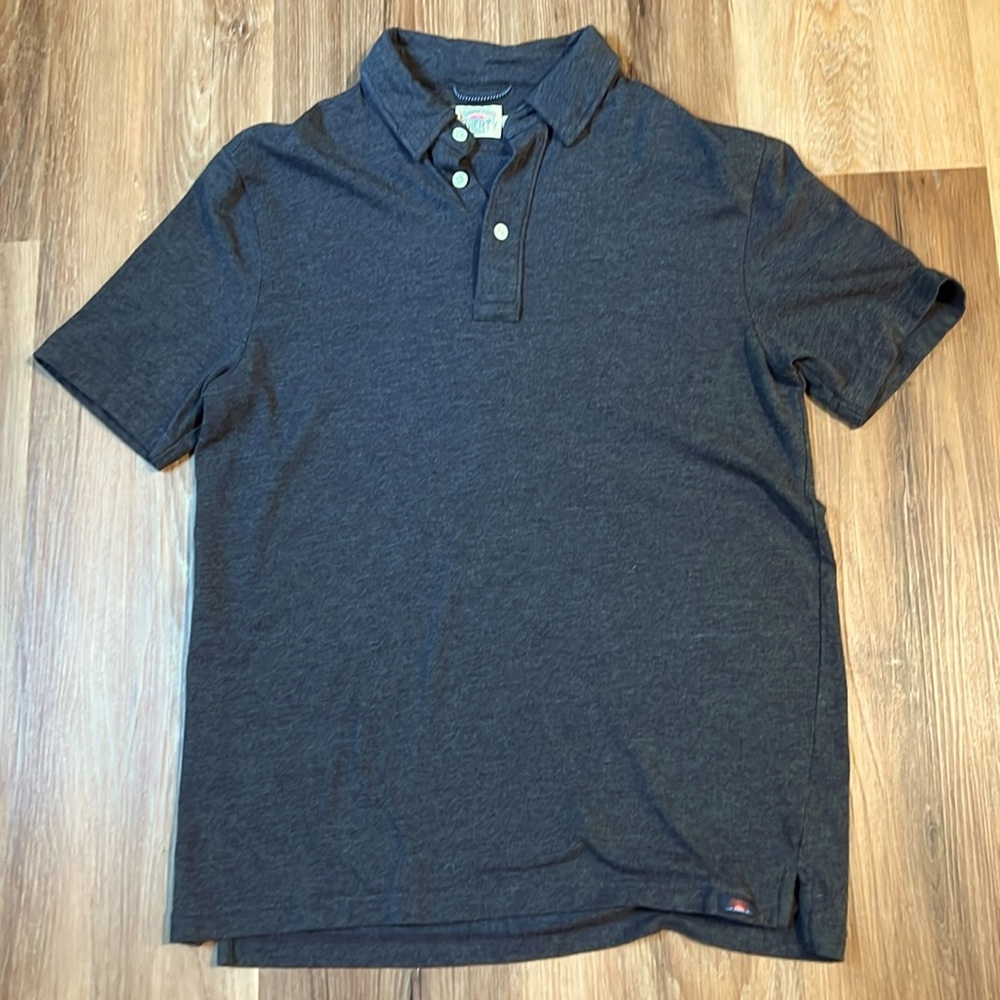Faherty Dark Gray Polo Shirt